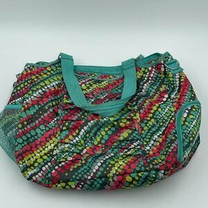 Thirty-One Retro Metro Bag Gym bag in Circle Spiral Pattern